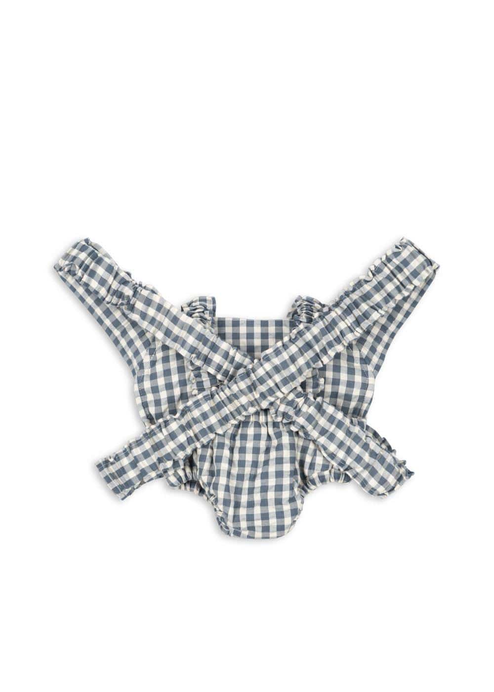 Konges SLØJD Puppentrage Blue Check – Bild 2