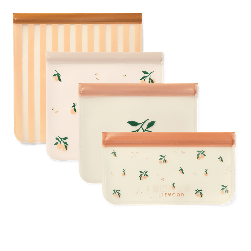 Liewood Travelbag Clive 4-Pack Peach / Sea shell