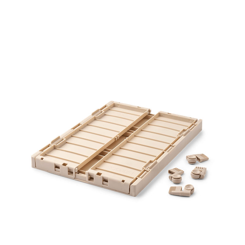 Liewood Weston Aufbewahrungsbox mit Rädern Medium Sandy – Bild 2