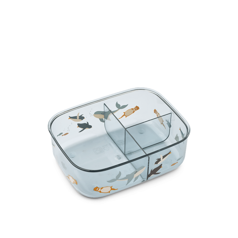 Liewood Lunchbox Arthur Tritan Arctic Sea / Ocean View – Bild 2