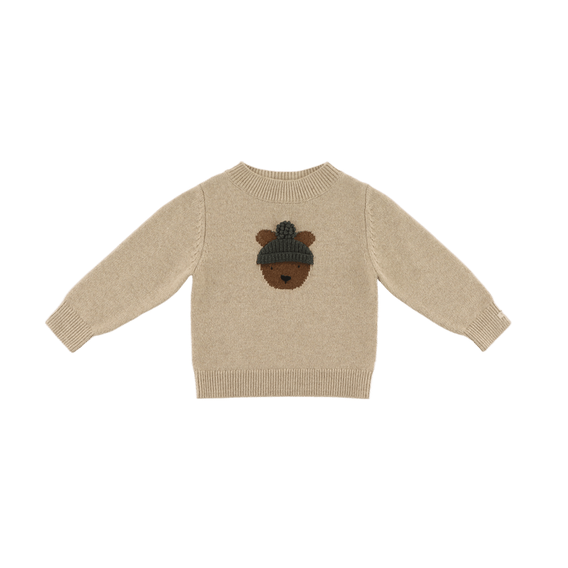 Donsje Denn Merino Wool Sweater Bear