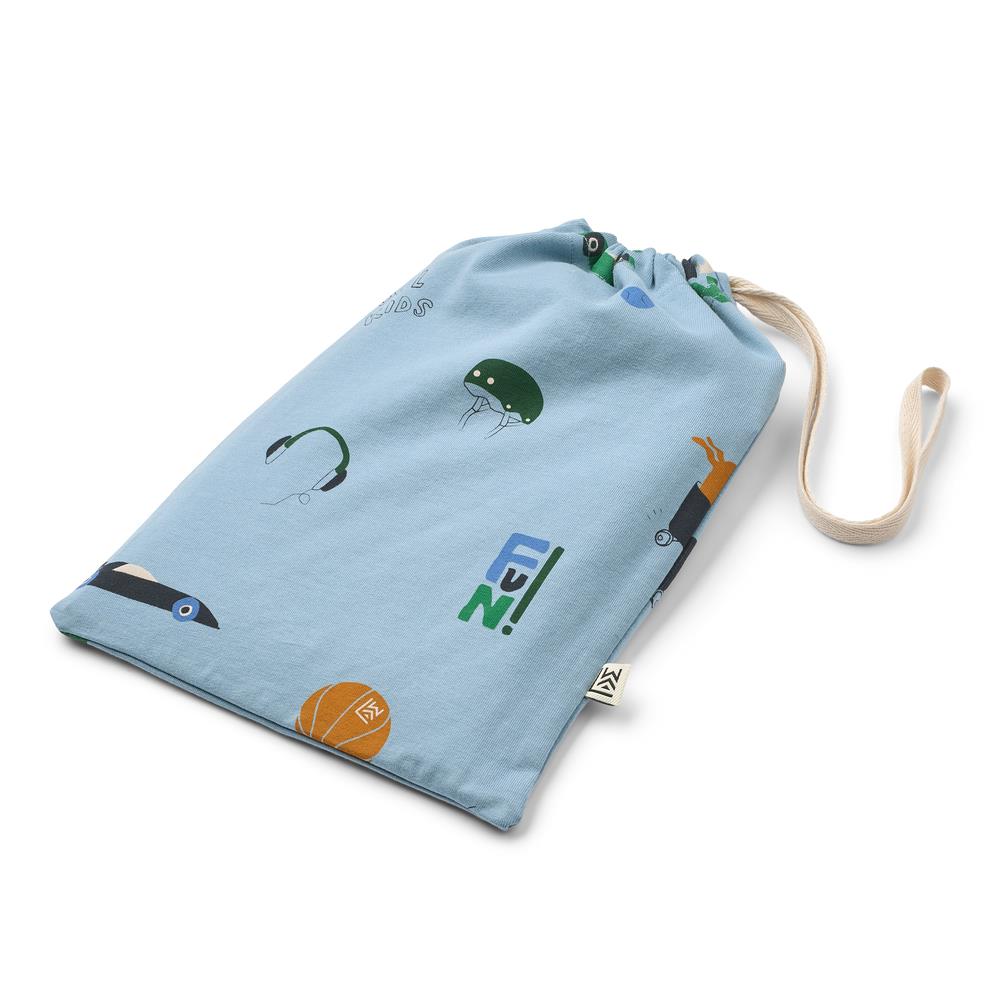 Liewood Wilhelm Pyjama Dog / Fun / Beach Blue Mix – Bild 2