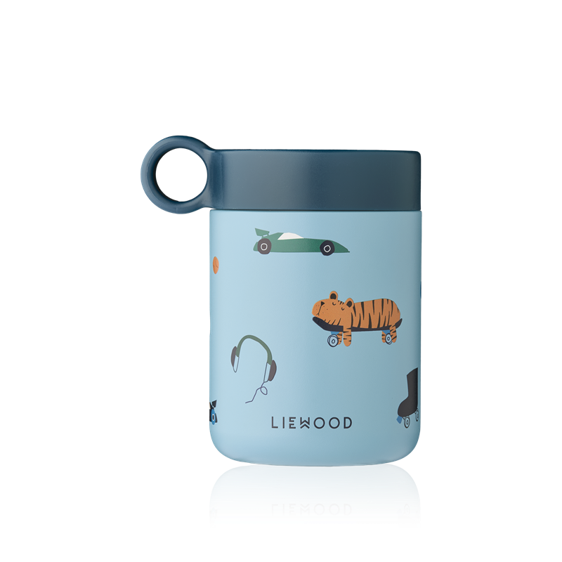 Liewood Kiani Food Jar Fun / Beach Blue