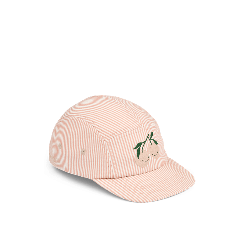 Liewood Rory Seersucker Cap Pale Tuscany / Creme de la creme