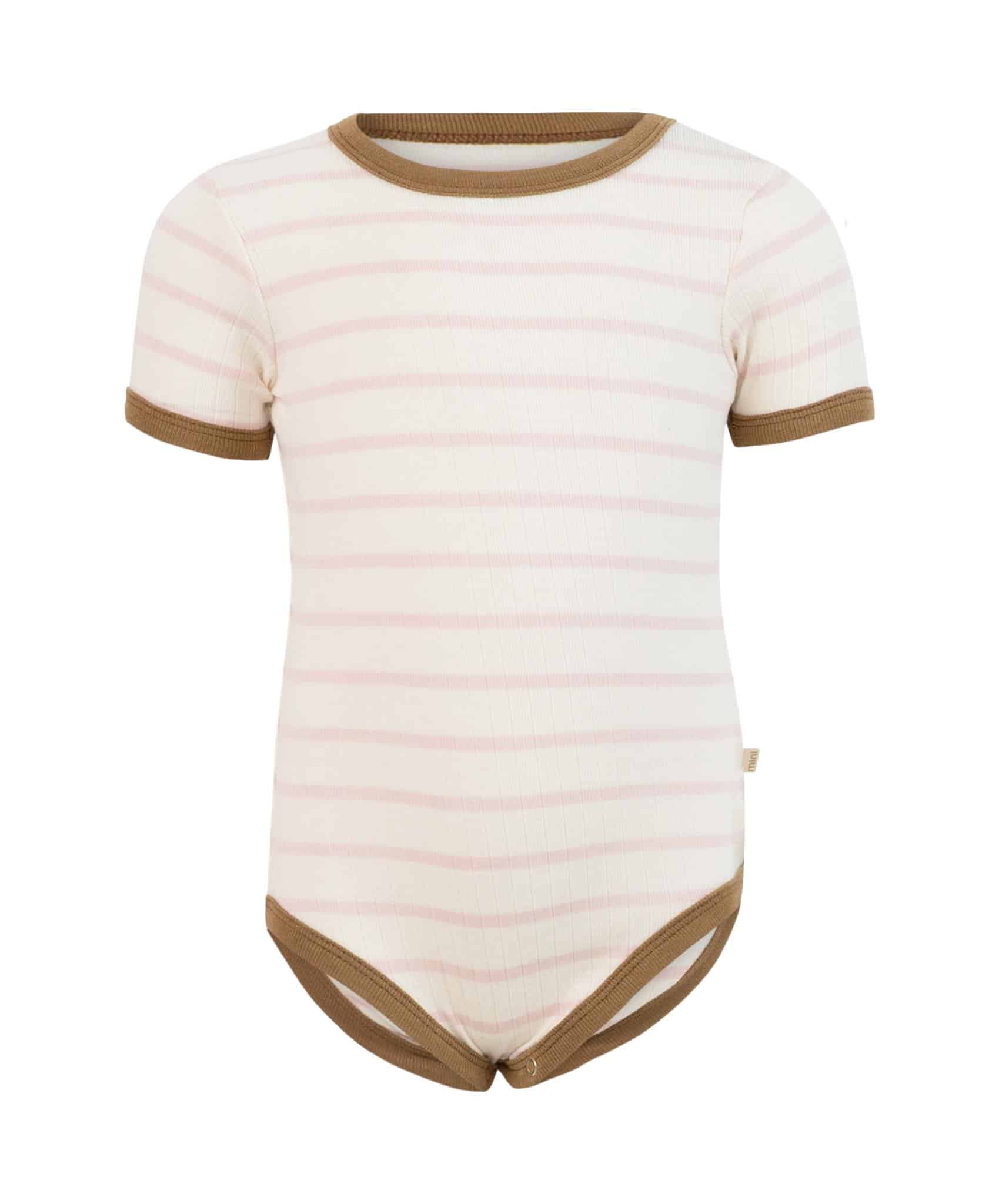 Minimalisma Neve Kurzarmbody Cherry Blossom Stripes