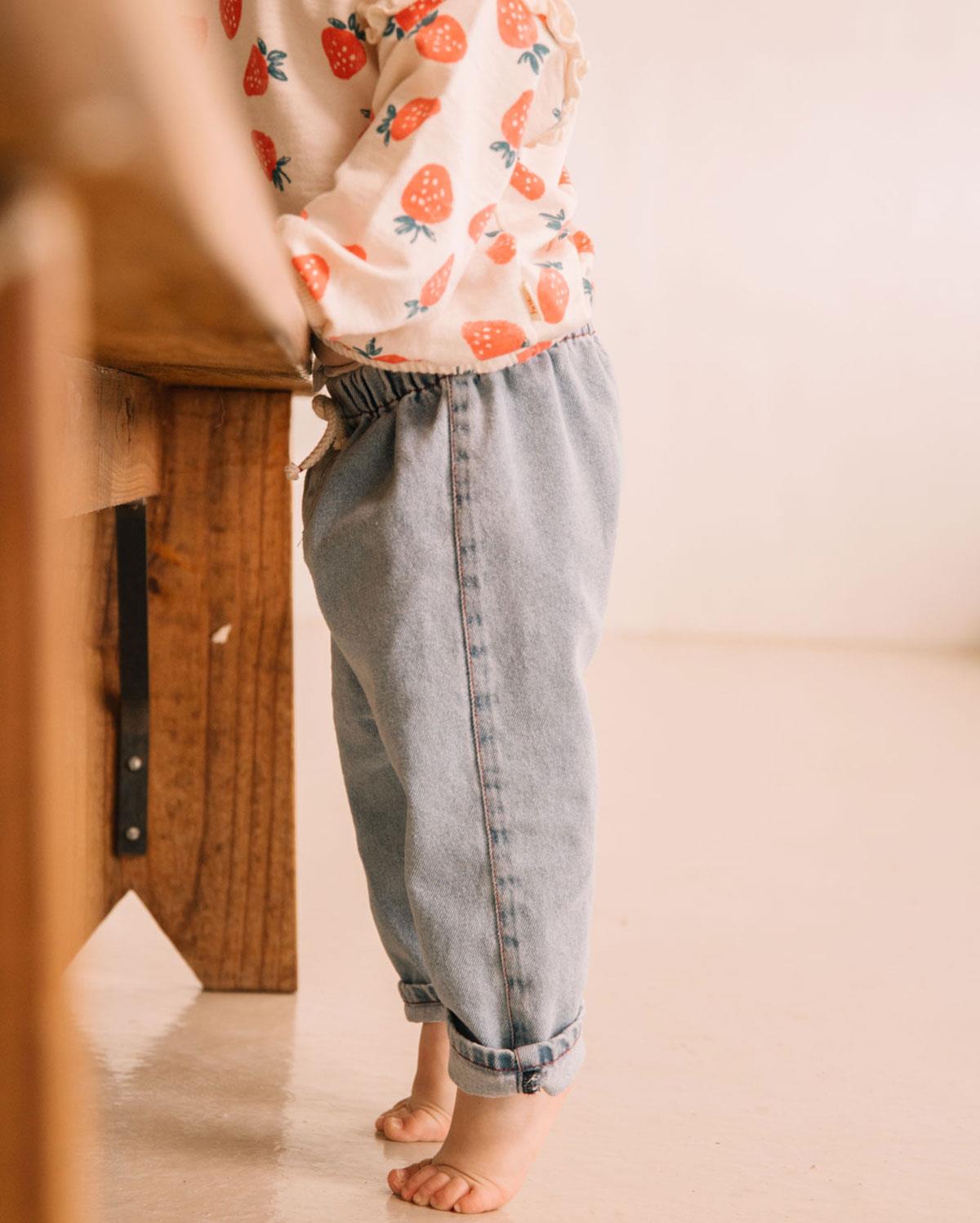 Buho Baby Hose Denim Bleach – Bild 4