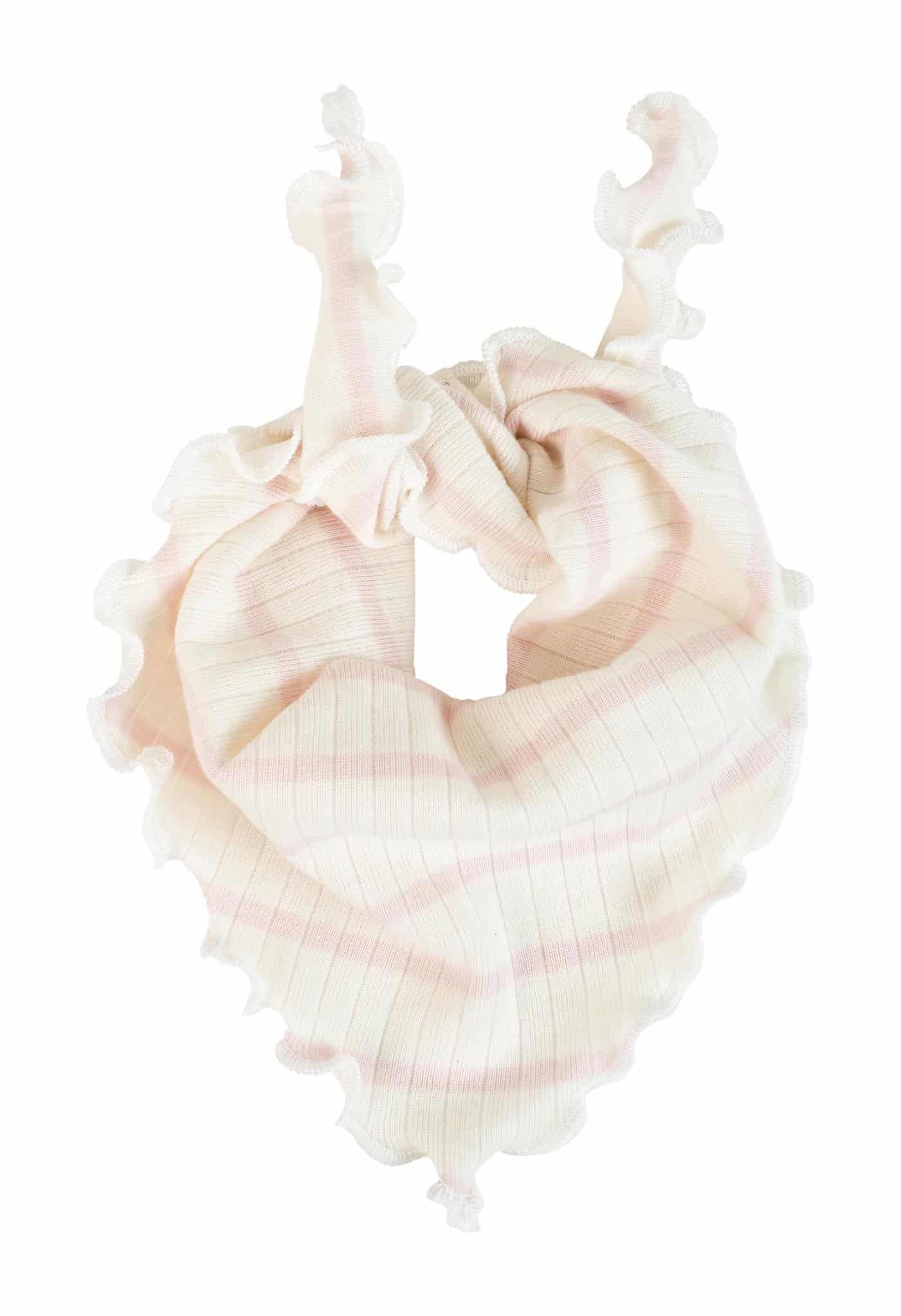 Minimalisma Nuria Rüschenschal Cherry Blossom Stripes