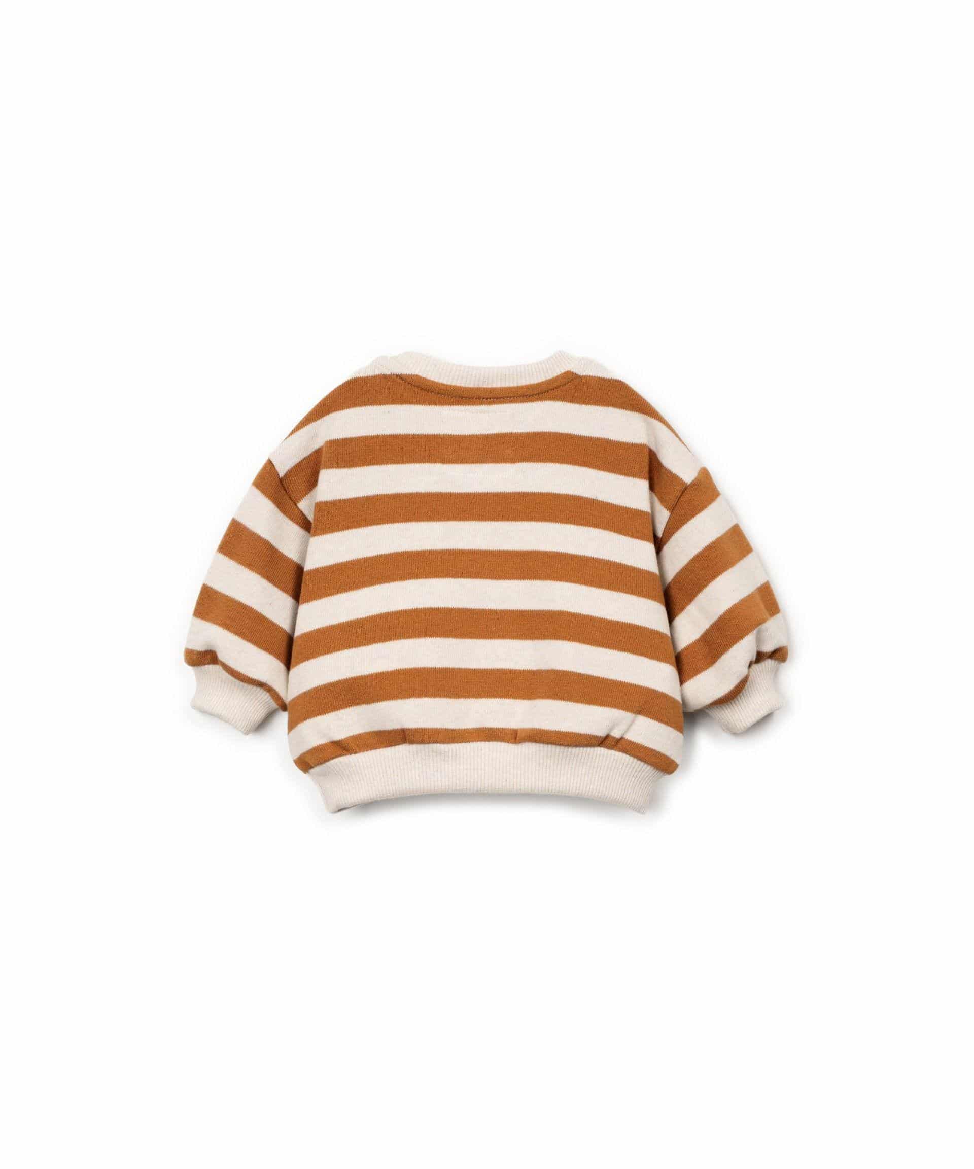 Play Up gestreifter Pullover Pot