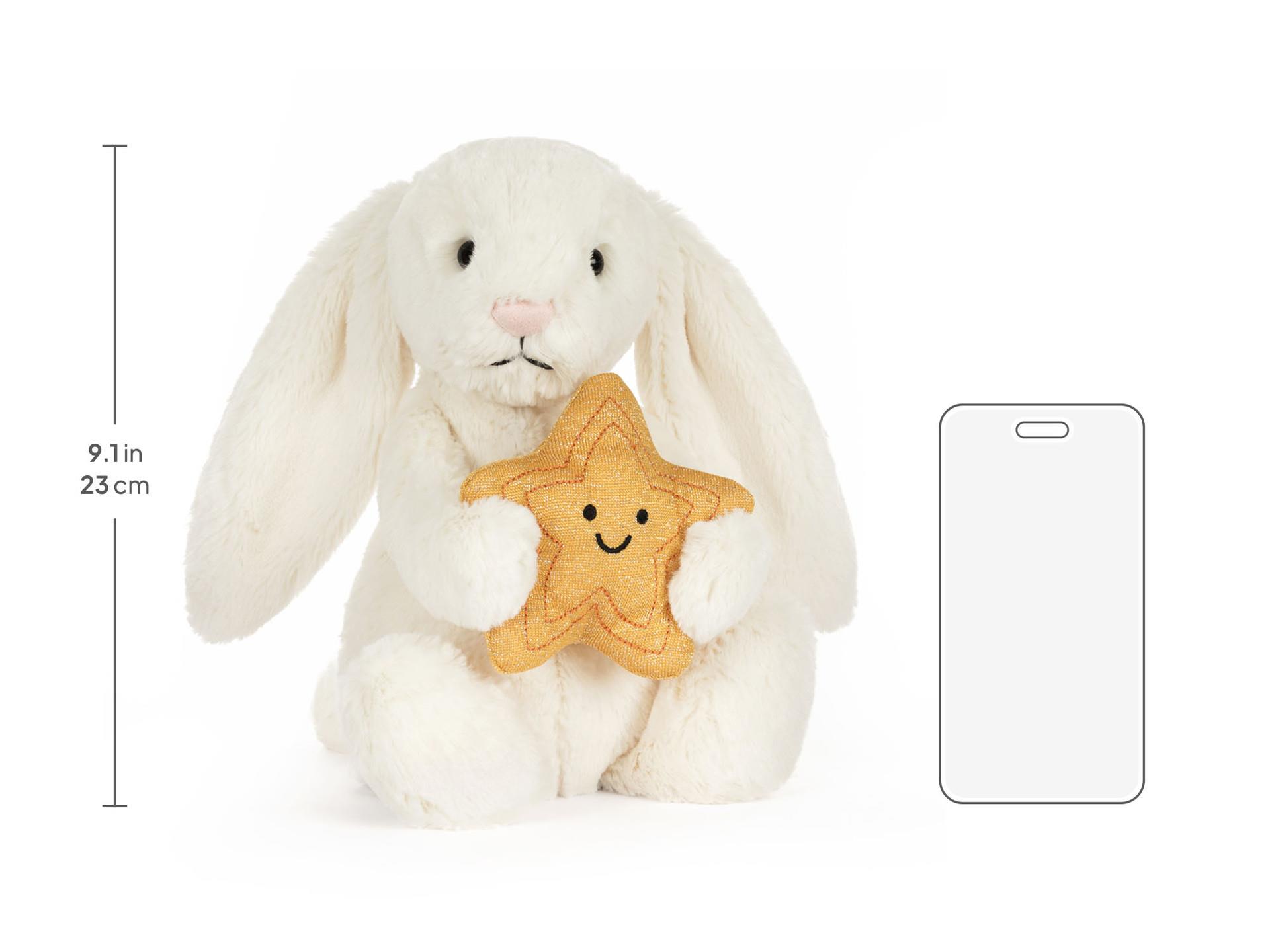 Jellycat Cremefarbenes Häschen mit Stern