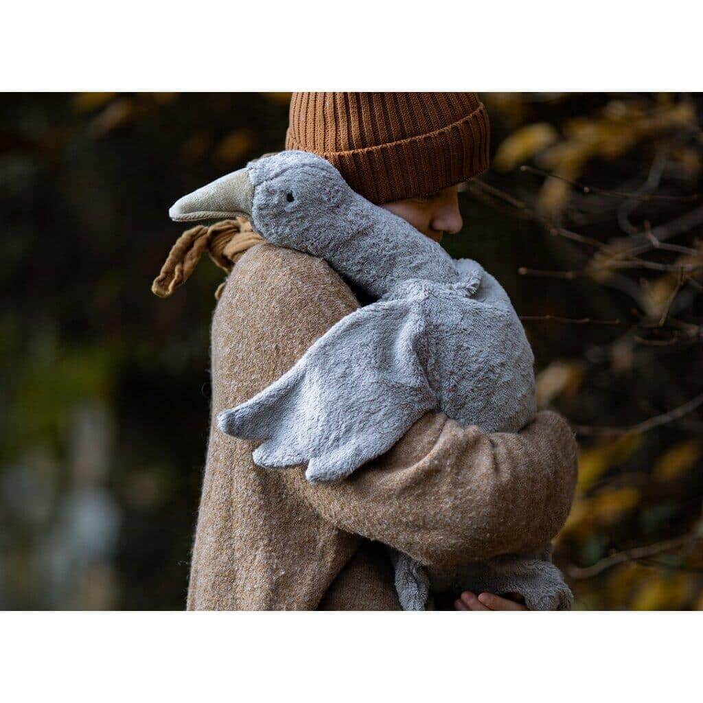 Senger Naturwelt Wärmekissen Gans Gross Grau
