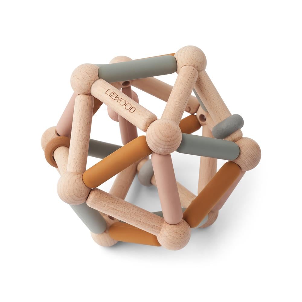 Liewood Annemette Baby-Motorspielzeug Mustard Multi Mix