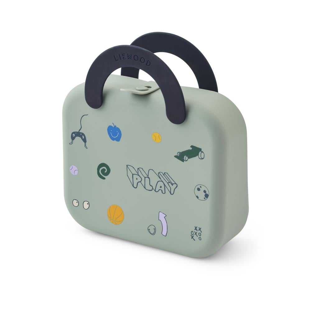 Liewood Elara Faltbare Lunchbox Play / Dusty Peppermint