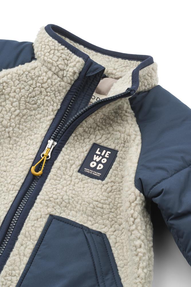 Liewood Runa Jacke Mist / Classic Navy – Bild 3