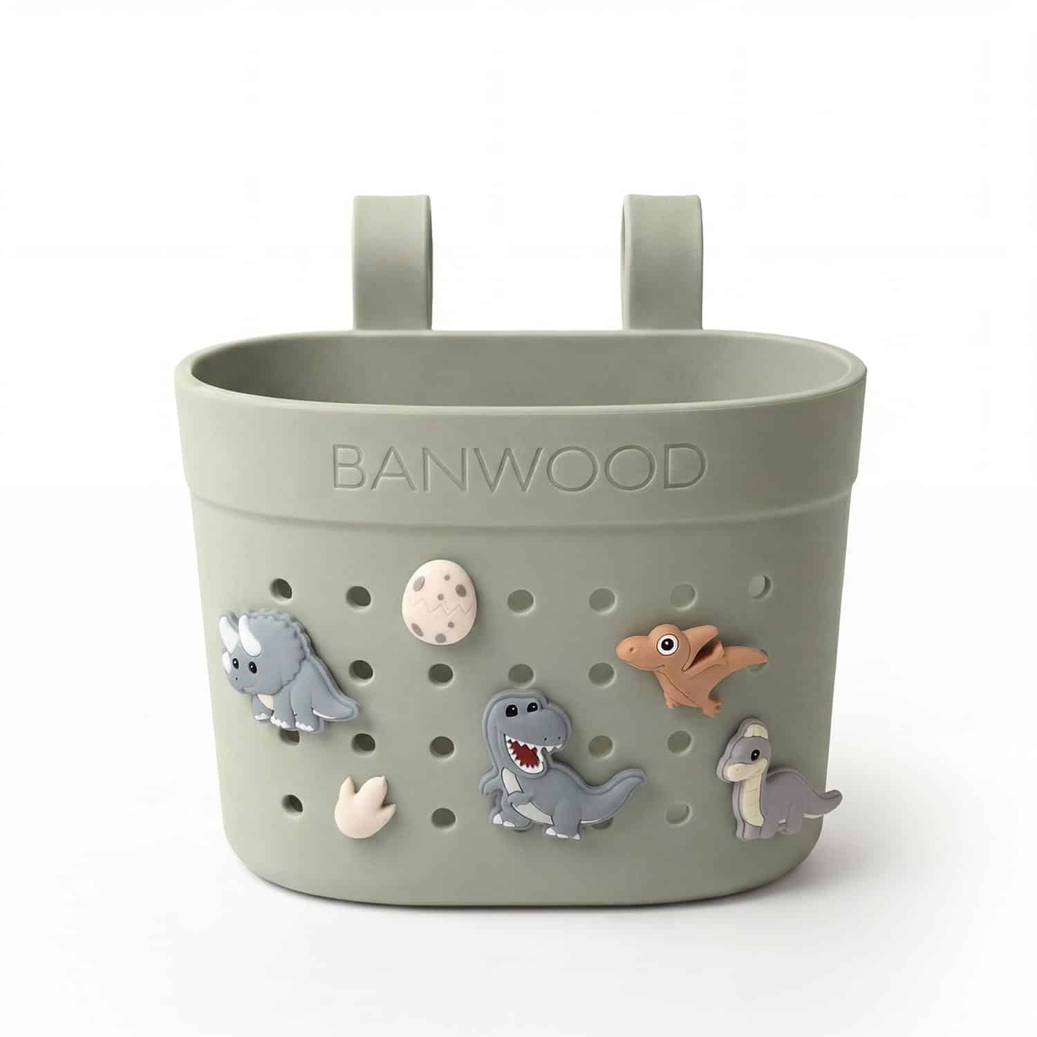 Banwood Korb Pin & Ride Olive – Bild 3