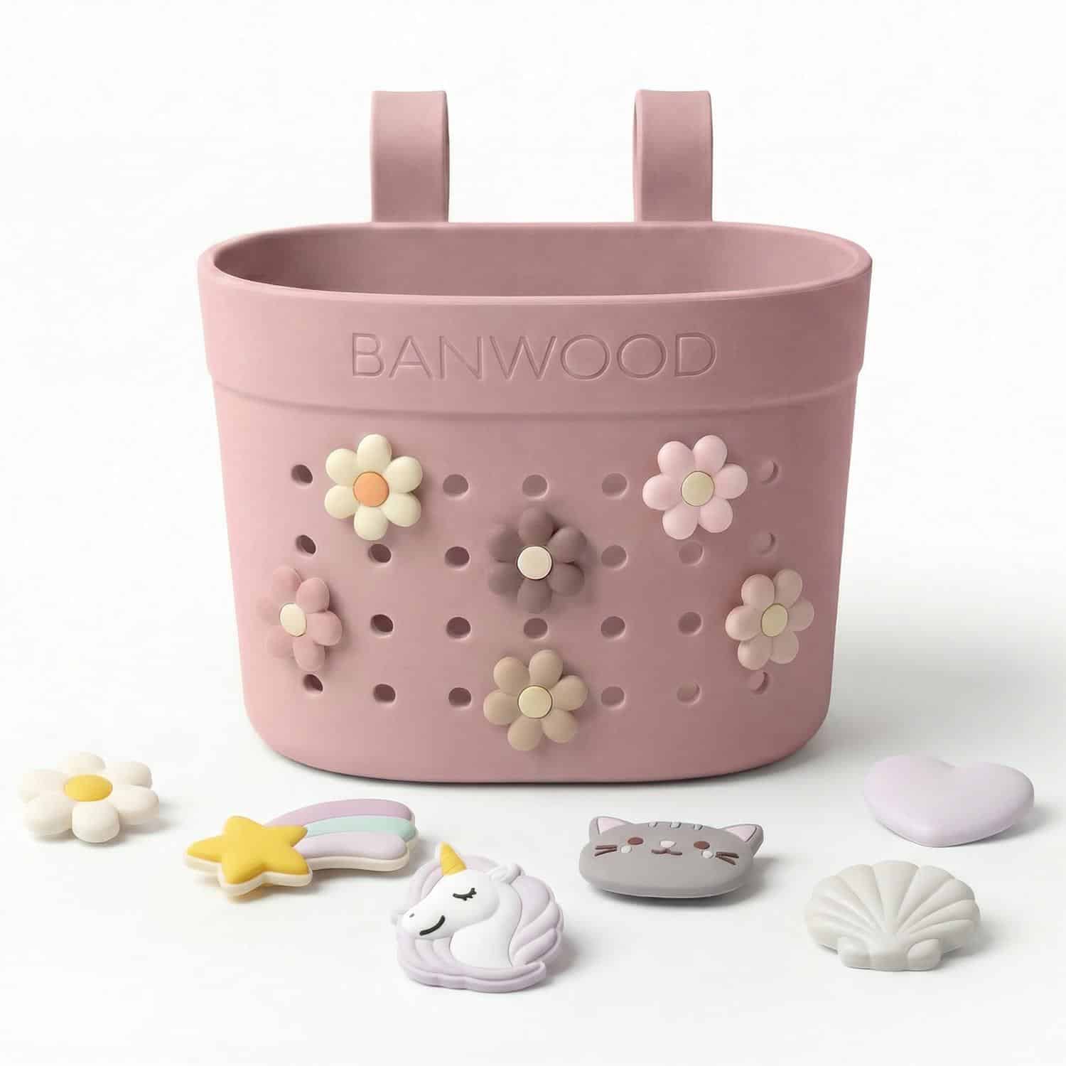 Banwood Korb Pin & Ride Dusty Rose – Bild 5