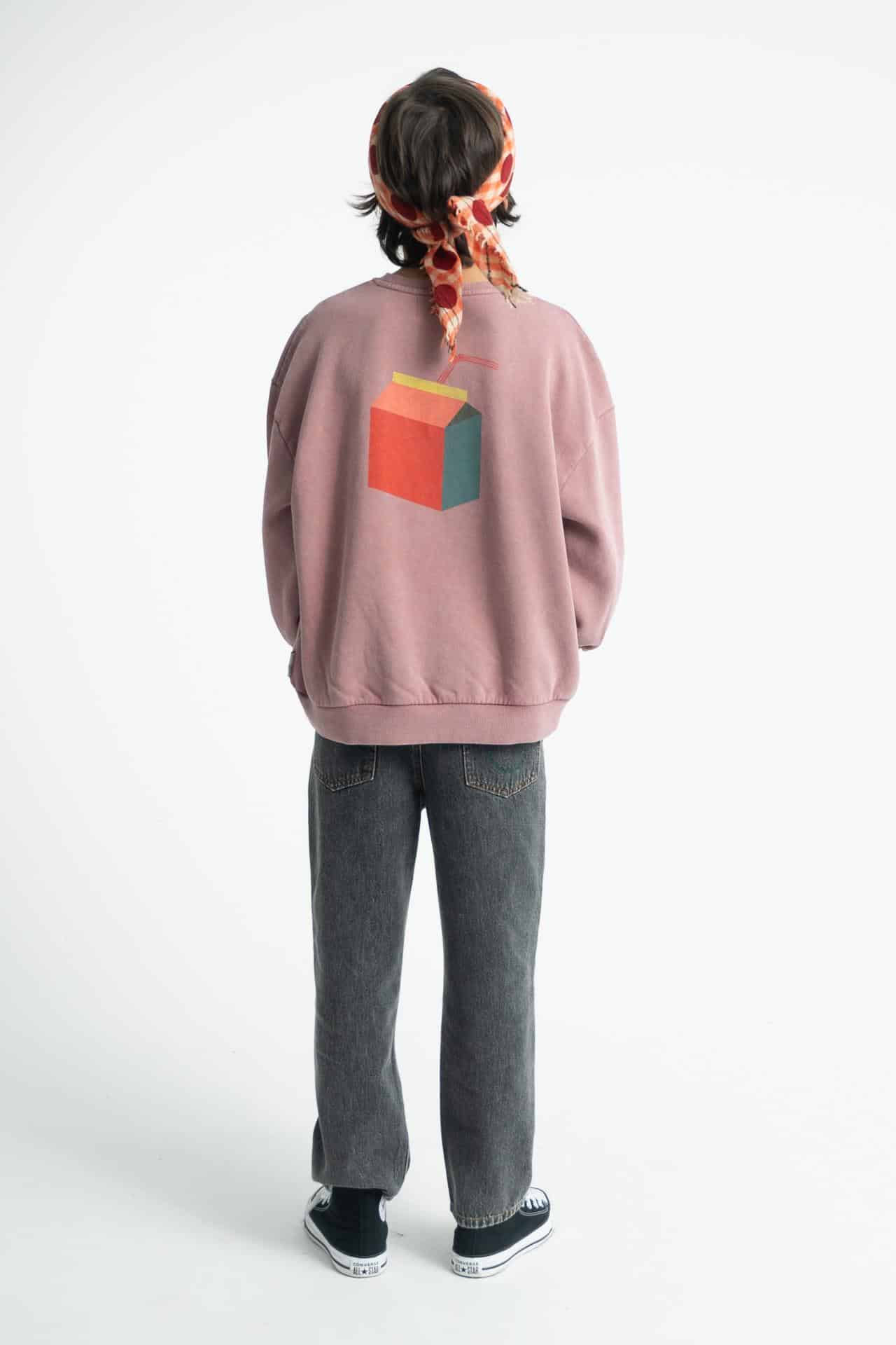 Piupiuchick Oversized Sweatshirt Pink – Bild 4