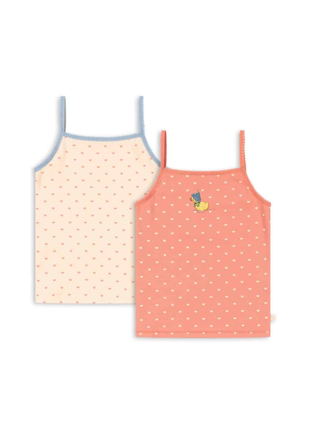 KONGES SLØJD Basic 2er Pack Top Coeur Lantana / Teddy Coeur