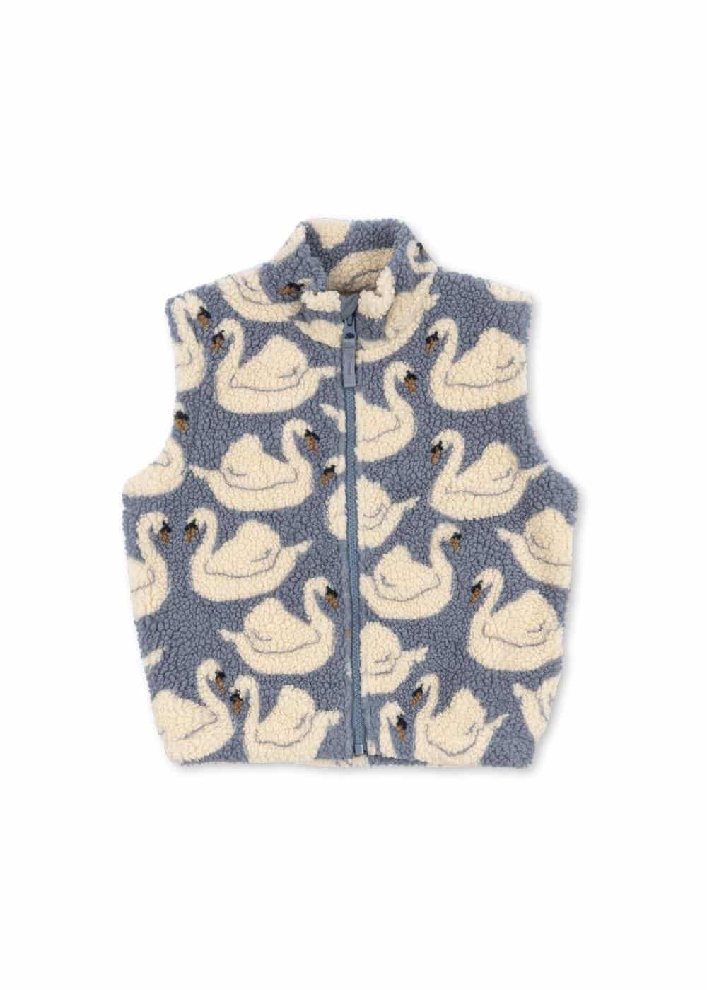 Konges SLØJD Jody Teddy Gilet Swan