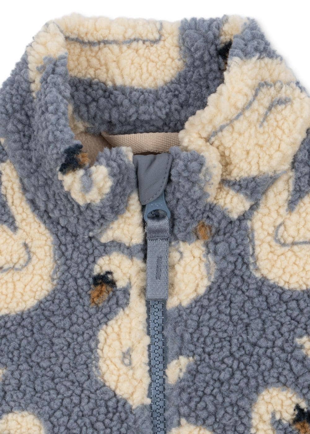 Konges SLØJD Jody Teddy Jacke Swan – Bild 3