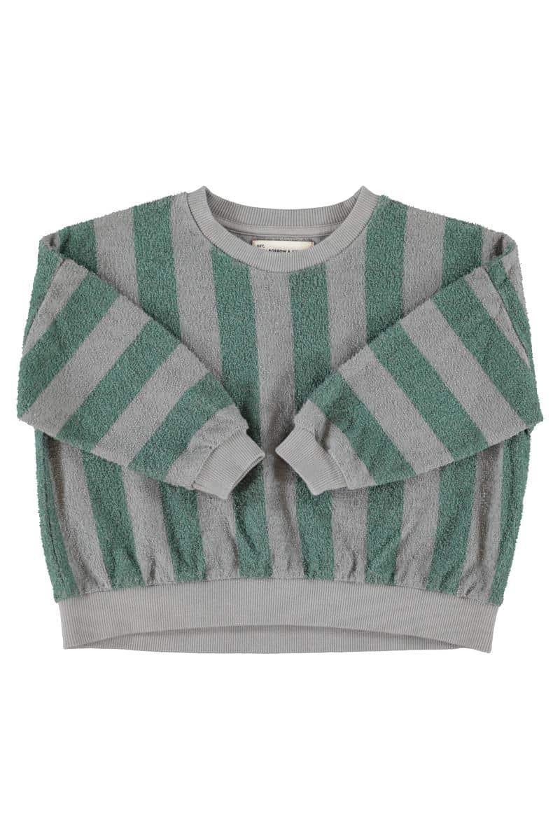 Piupiuchick Unisex Sweatshirt Grey and Green