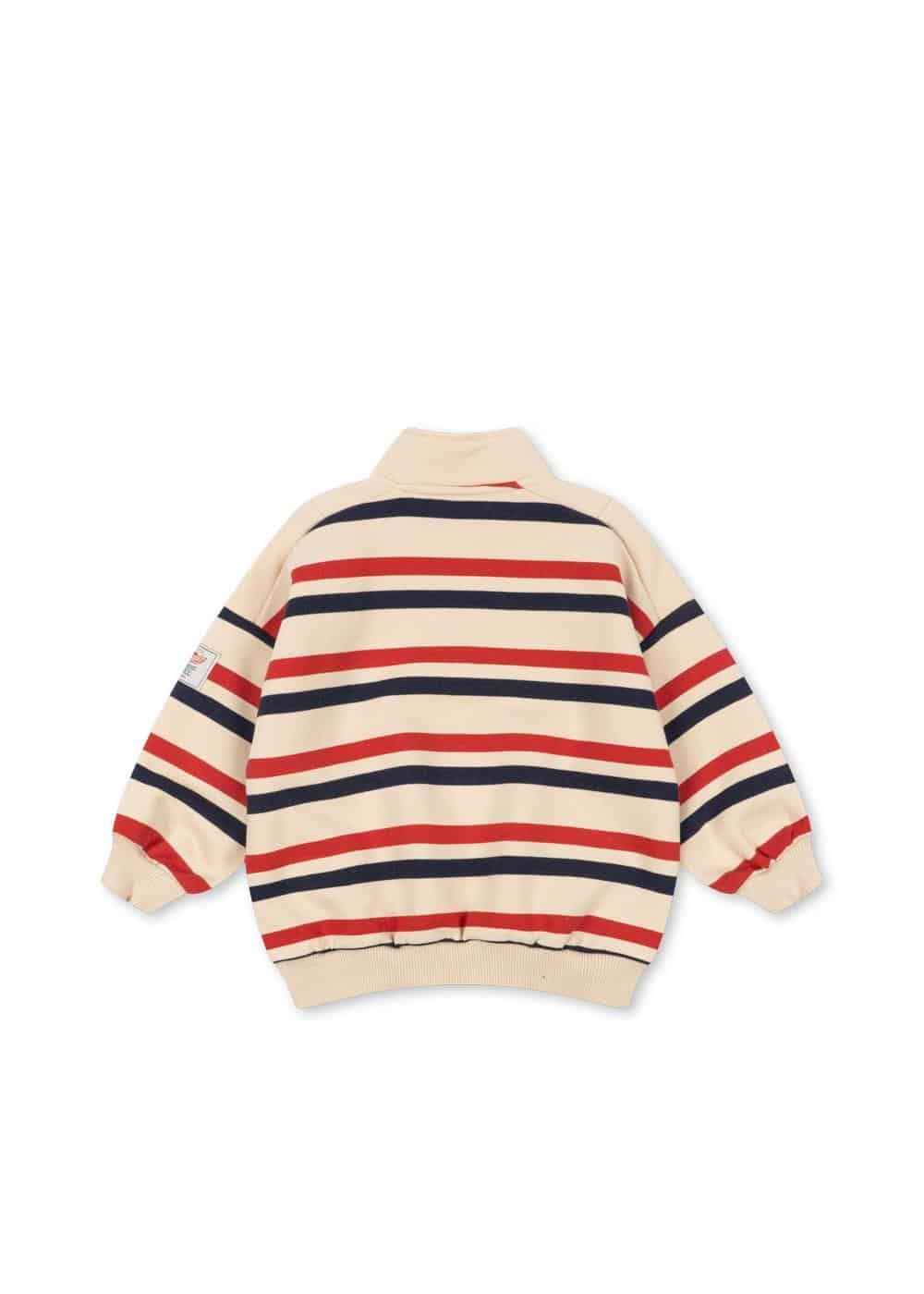 Konges SLØJD Loupy Sweatshirt Tangerine Stripe – Bild 3