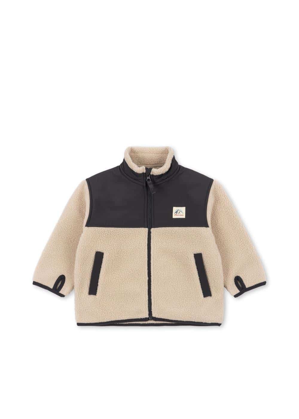 Konges SLØJD Flynn Fleece Jacke Oxford Tan