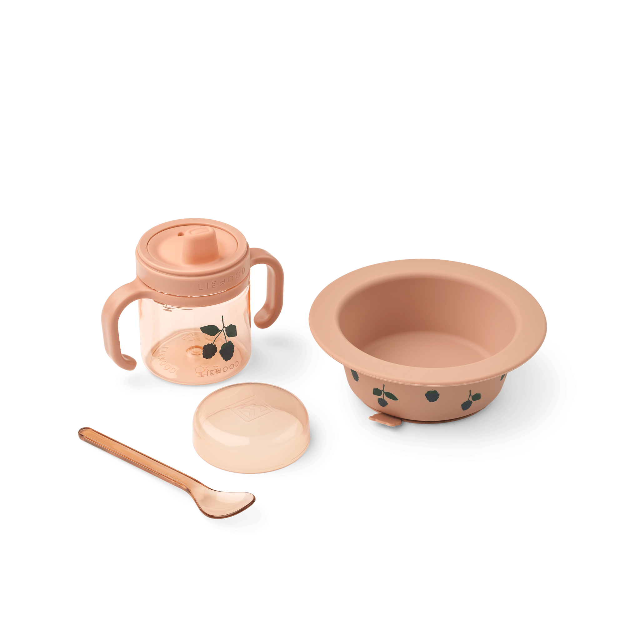 Liewood Becket Geschirr-Set Berry / Pale Tuscany