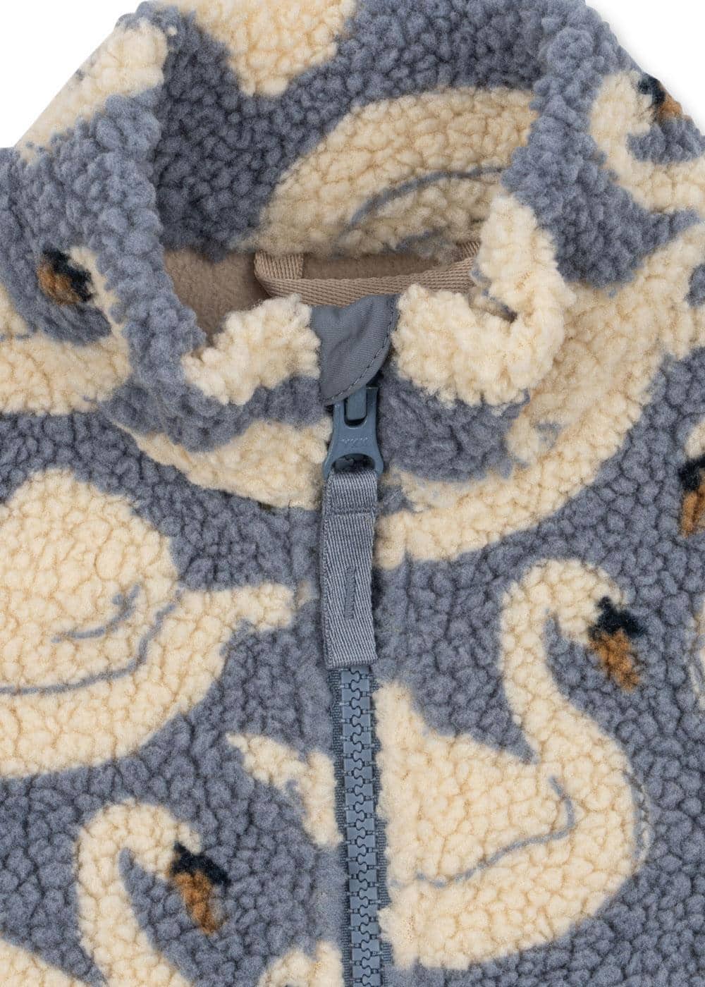 Konges SLØJD Jody Teddy Gilet Swan – Bild 2