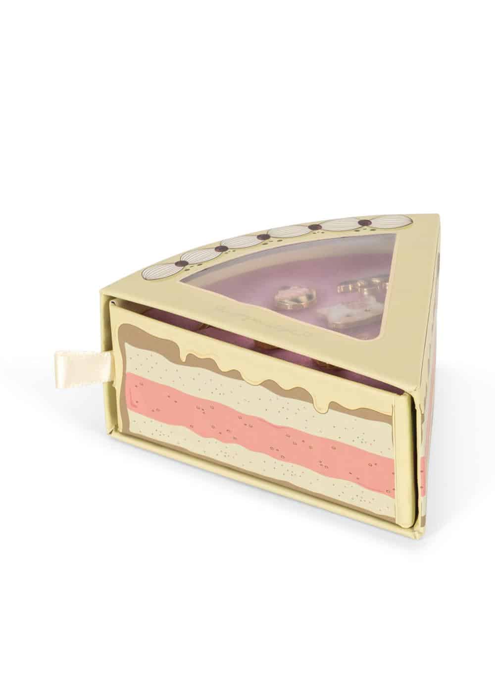 Konges SLØJD Kitty 6er Pack Sweets Ring Set Gold – Bild 3
