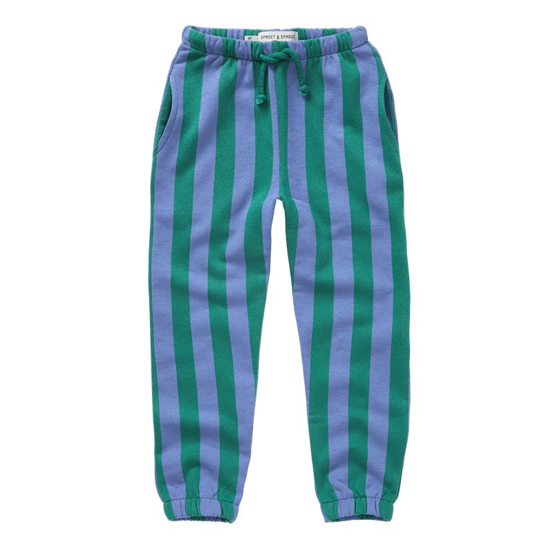 Sproet & Sprout Sweatpants Green Stripe