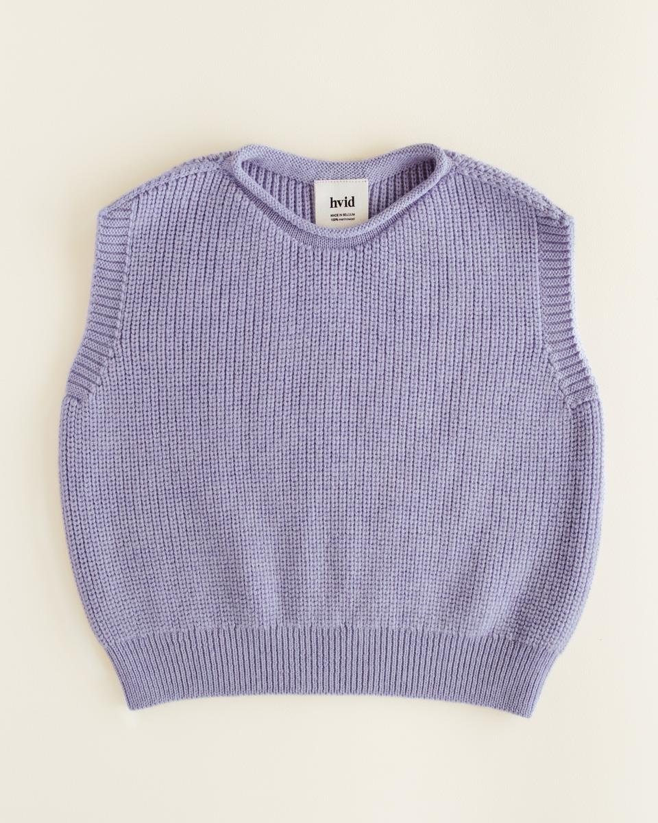 Hvid Baby Harvey Strickweste Lilac – Bild 2
