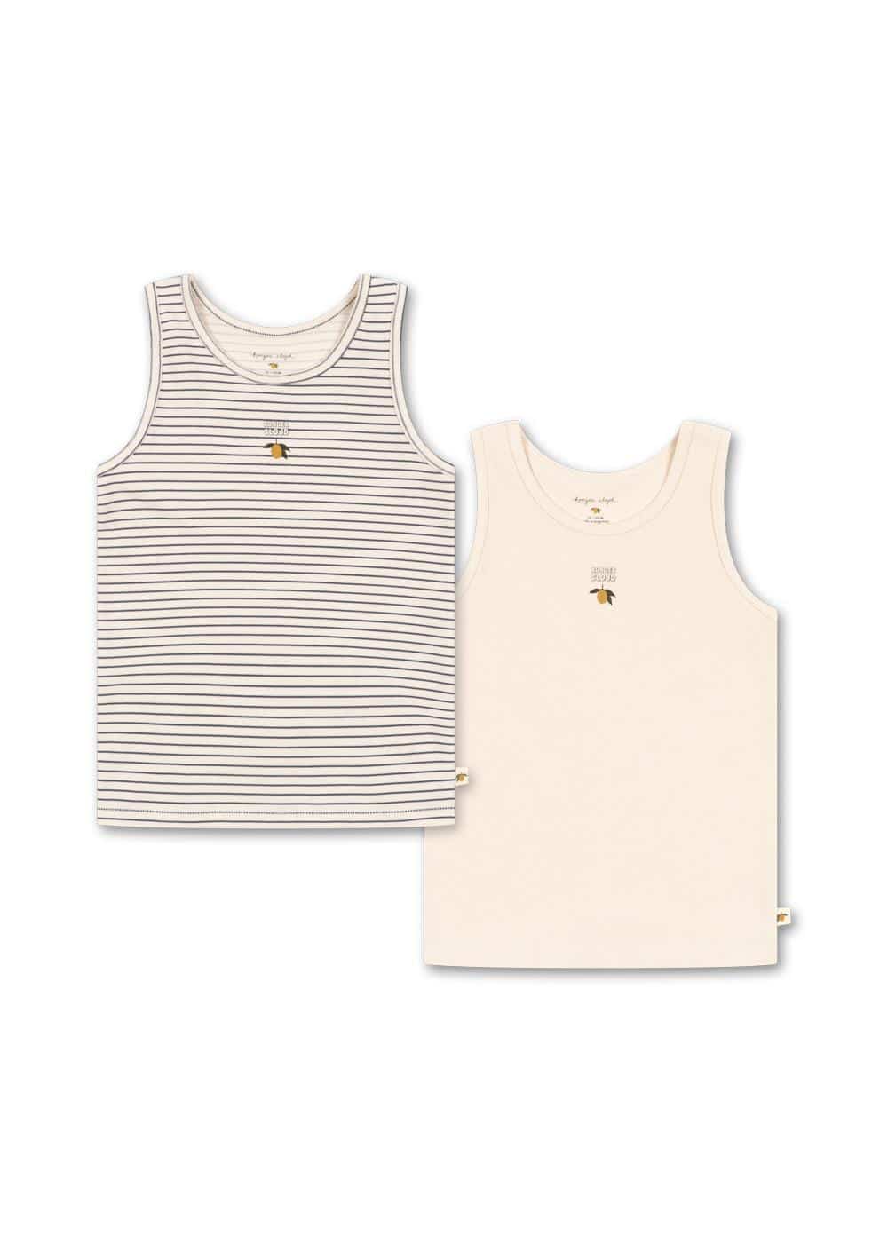 Konges SLØJD 2er Pack Tank Top Blue Stripe