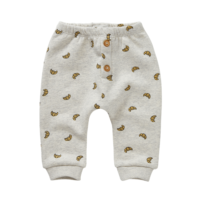 Sproet & Sprout Baby Sweatpants Croissant Print