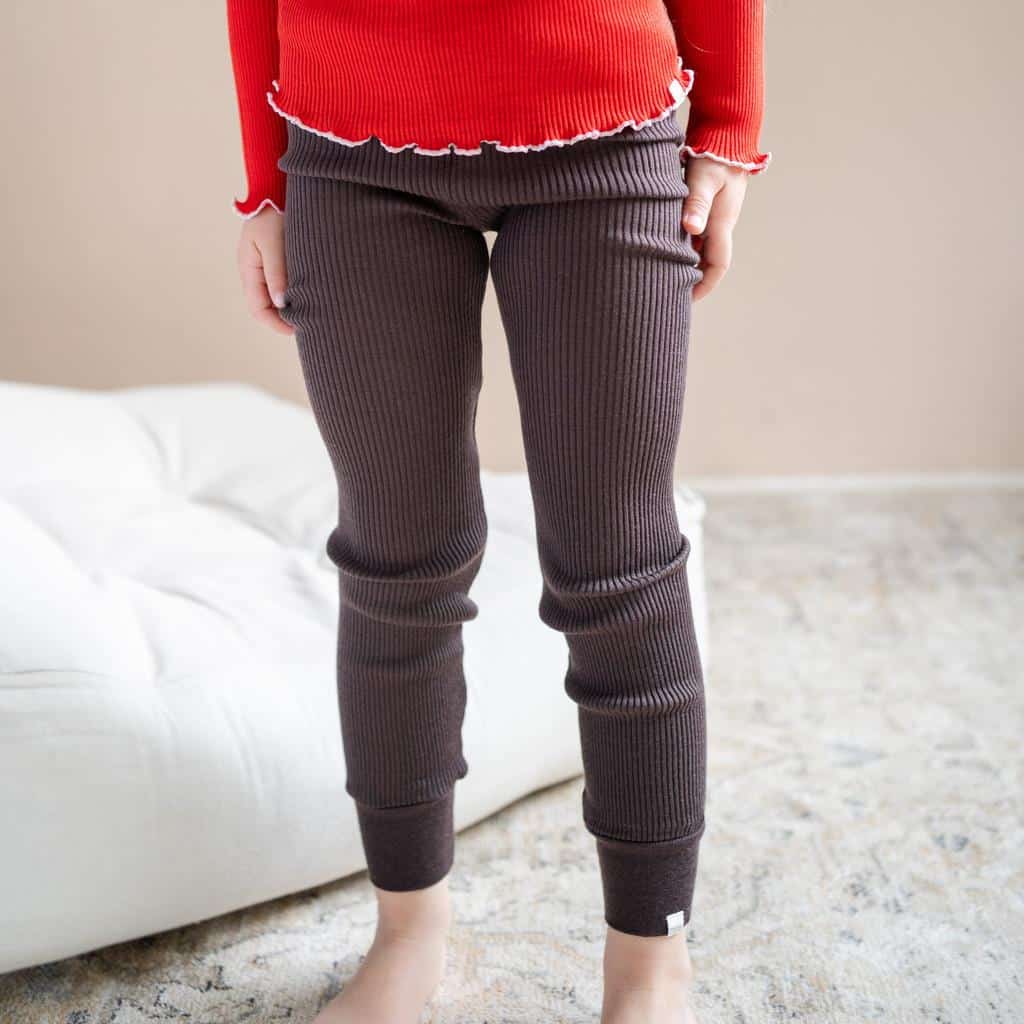 Minimalisma Wollleggings Dark Chocolate – Bild 2