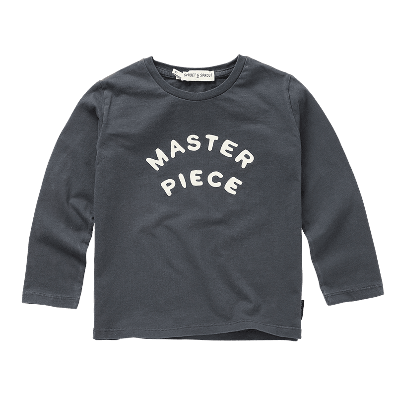 Sproet & Sprout T-Shirt Master Piece Washed Black