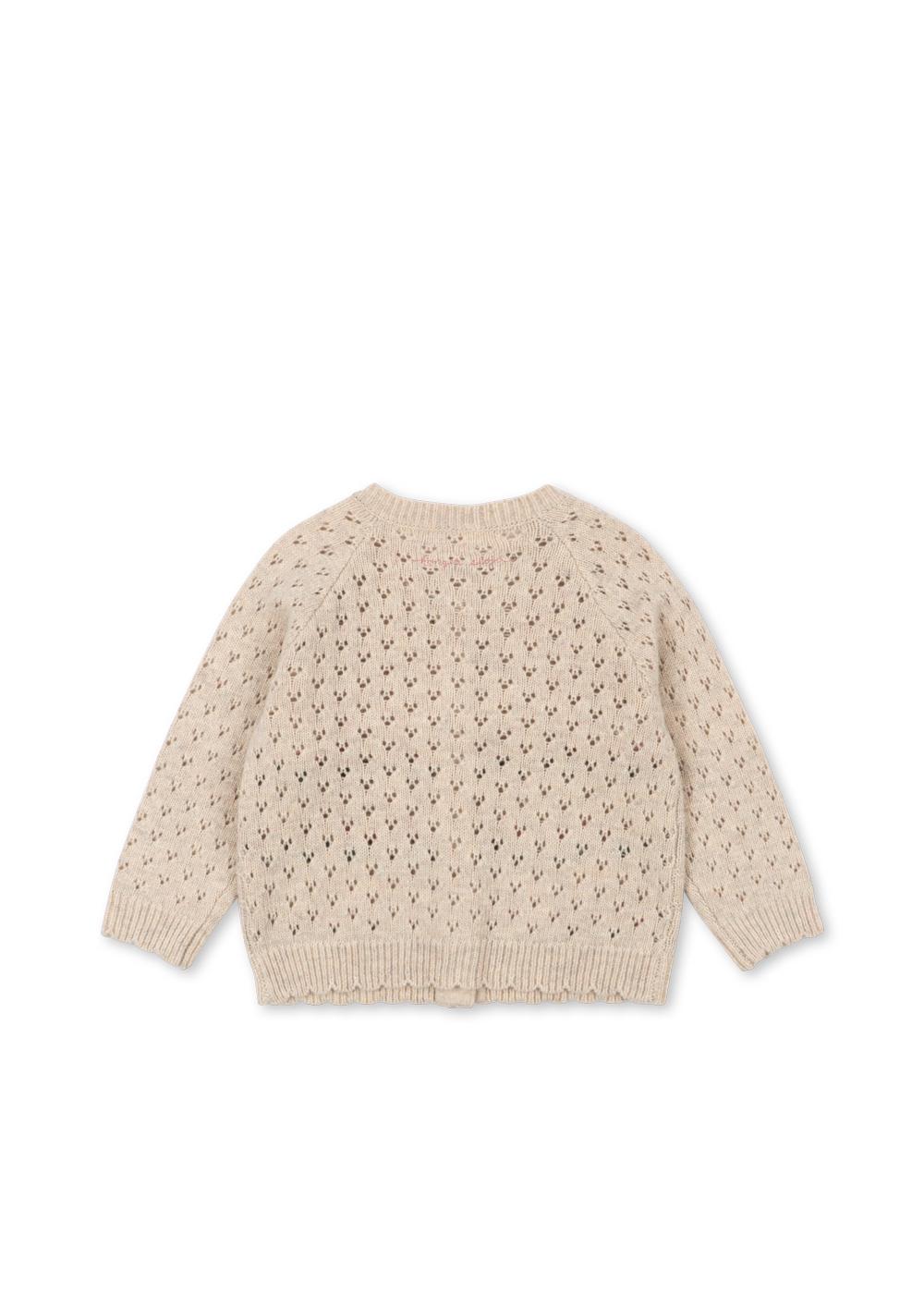 Konges SLØJD Belle Cardigan Cream and Tulips – Bild 3