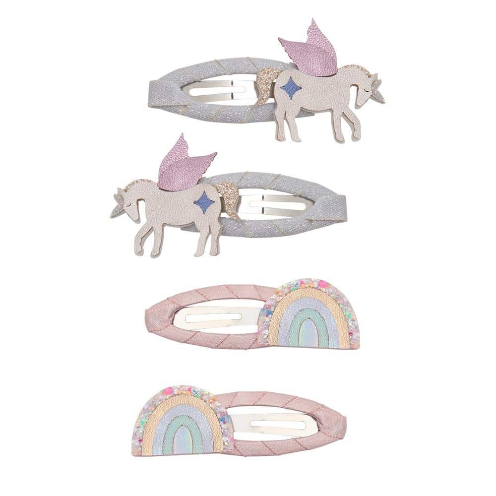 Mimi & Lula Einhorn & Regenbogen Mini Clic Clacs